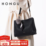 红谷包包女头层牛皮单肩斜挎包通勤气质手提包女士包 生日礼物送女友