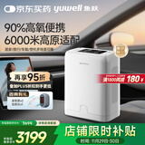 鱼跃（Yuwell）家用保健便携式制氧机车载吸氧气机高原6.5h续航YU-lite8