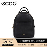 爱步（ECCO） 双肩包女 轻奢牛皮背包 小号双肩包9107807 HL 黑色910780790000 均码