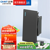 正泰（CHNT） 开关插座面板118型墙壁电源插座 NEW5C模块 深灰色 一开单控（宽36mm）模块