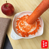 途尊  婴儿辅食研磨器苹果泥陶瓷研磨器宝宝辅食工具苹果泥机大号手动 单磨盘