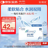 强生（Johnson） 安视优 进口 隐形眼镜 润眸 两周/双周抛 6片装500度