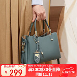 红蜻蜓包包女包牛皮单肩休闲手提包送妈妈女友老婆妈妈生日礼物