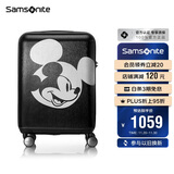 新秀丽（Samsonite）行李箱20英寸拉杆箱迪士尼米奇旅行箱包AF9黑色登机密码箱