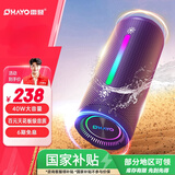雷登（OHAYO）X10 Ultra音响蓝牙音箱 40W大功率音量超重低音炮户外防水迷你小钢炮便携式随身骑行音响 紫色