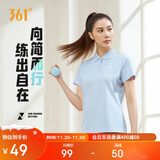 361°短袖女春夏季运动t恤速干衣polo衫跑步健身休闲瑜伽662424130H-3