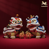 铜师傅 《狮舞吉祥》客厅 桌面 铜狮子摆件家居工艺品 装饰摆件伴手礼物