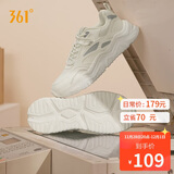 361°运动鞋女冬季革面厚底增高休闲通勤老爹跑步鞋子女682446727-2