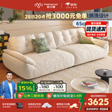 帕沙曼国货补贴云朵沙发布艺小户型客厅奶油风雪尼尔沙发多功能2630ZF 【全拆洗款】2.8米大双人位#2900ZF 雪尼尔TY74: 羽绒+硅胶棉+紫罗兰+竹炭海绵