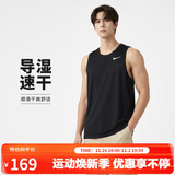 耐克NIKE运动背心男子速干凉爽DRI-FIT背心DV9814-010黑XXL