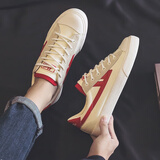 回力官方帆布鞋男鞋情侣女休闲鞋子男夏季透气运动板鞋KGH647MJ米红37