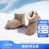 巴拉巴拉童鞋儿童雪地靴男童女童棉靴2024新冬季防水加厚靴子208424141237