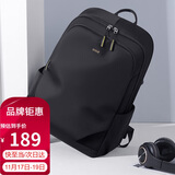 高尔夫GOLF双肩包男士大容量背包男15.6英寸电脑包大学生书包休闲潮流商务通勤出差旅行包女5I788457J黑色