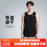 耐克NIKE男 运动背心 圆领无袖 柔软舒适 DV9322-010 黑M