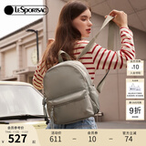 LeSportsac乐播诗新款包包女包旅游外出逛街轻便双肩包书包 灰海草绿