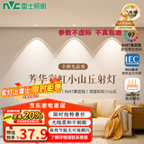 雷士照明（NVC）led家用小山丘射灯嵌入式客厅防眩小孔灯天花灯商用小桶灯 9W 暖白 全光谱灯珠-85mm