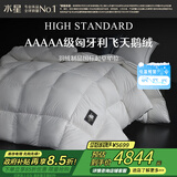 水星家纺羽绒被95%白鹅绒被子冬季加厚冬被芯双人羽绒被220cm×240cm1200g