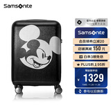新秀丽（Samsonite）行李箱25英寸拉杆箱迪士尼米奇扩容旅行箱AF9黑色托运密码箱