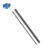 普湃304不锈钢烟管强排燃气热水器排烟管延长管加强烟囱管道配件 6*50cm直管