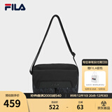 FILA 斐乐官方男包挎包2025冬季新款时尚休闲随身包单肩包斜挎包 正黑色-BK XS