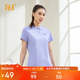 361°短袖女春夏季运动t恤速干衣polo衫跑步健身休闲瑜伽662424130H-6