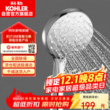 科勒（KOHLER）晨雨【三功能】流线型手持花洒单喷头莲蓬头R72421T-CP银色
