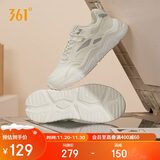 361°运动鞋女冬季革面厚底增高休闲通勤老爹跑步鞋子女682446727-2