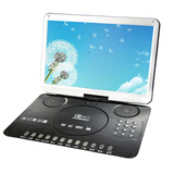 先科（SAST）移动dvd影碟机家用高清便携式光盘vcd播放机一体cd儿童evd小电视带wifi碟片播放器 19英寸【高清版星耀黑色】 标配+32G U盘