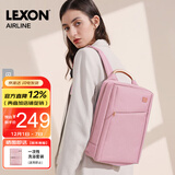 乐上（LEXON）双肩包女13.3英寸商务笔记本电脑书包休闲通勤旅行背包情人节礼物
