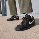 Jordan休闲鞋男子AJ1 JORDAN 1 LOW 低帮运动鞋HV5968-001黑/白42.5