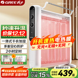格力（GREE）【速热+无光无噪】电热膜家用取暖器暖气片电暖气防烫速热电暖器加湿干衣定时取暖炉 NDYM-S7021