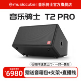 musiccube音乐骑士【2025新款】T2pro 户外弹唱演出K歌表演玩乐器蓝牙便携式线阵音响 【新款】T2Pro标配