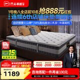 芝华仕5星床垫独立袋装弹簧静音家用乳胶席梦思软硬护脊厚垫明星垫D026 舒睡经典版升级款-1.5*2M 优先发货（详询客服）