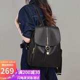 YUYULA牛皮双肩包女轻奢大容量背包洋气休闲旅行电脑书包生日礼物送女友