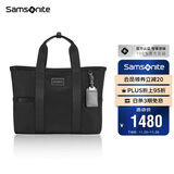 新秀丽（Samsonite）公文包男士商务手提包出行通勤电脑包 黑色 15.6英寸 NS8*09002