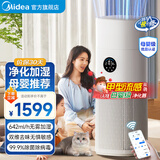美的【新品旗舰】小绿洲空气加湿净化器一体机家用除甲醛除烟味宠物吸猫毛除臭除过敏原除螨空气净化机 【母婴级】除醛加湿