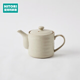 NITORI宜得利家居 单杯茶盏酒杯家用日式陶瓷茶具茶壶茶碗茶杯 500ml茶壶 象牙白
