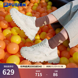 FILA FUSION斐乐女鞋BIANCO老爹鞋季新款硬糖鞋休闲鞋厚底运动鞋女 棉花糖/银-MM 39