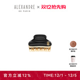 亚历山大（ALEXANDRE DE PARIS）发夹小号Vendome刘海夹顶夹头饰时尚发饰女送礼 N3黑金色无水晶