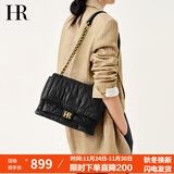 HR赫莲娜包包女包头层牛皮单肩斜挎包女菱格hobo包女生日礼物送女友