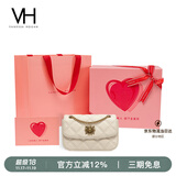 VANESSA HOGAN VH女包茵然软包系列复古太阳神斜挎包菱格链条腋下包小众单肩包