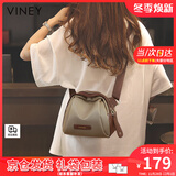 viney斜挎包包女包帆布包轻奢单肩包品牌生日礼物送女友老婆 【卡其色】高级感实用洋气胸包 大容量通勤百搭休闲腰包