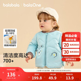 巴拉巴拉儿童羽绒服三防轻薄棒球领外套男童女童装2025秋冬装209425107202
