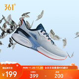 361°运动鞋男飞翼秋季透气网面厚底休闲轻便慢跑步鞋子男672122217-2