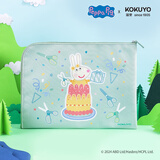 国誉(KOKUYO)小猪佩奇联名系列学生科目分类文件袋拉链袋科目袋 绿色 1个 WSG-KU7MK11-5