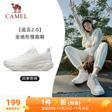 骆驼（CAMEL）全地形追云厚底慢跑步鞋女子运动鞋 CD222CL7714-1 跃动白 35