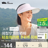 蕉下（beneunder）遮阳帽女太阳帽空顶帽防晒帽防紫外线遮脸时尚百搭UL569紫