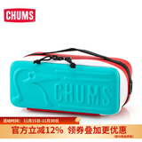 CHUMS洽洽鸟硬壳包户外收纳包露营野营多功能休闲相机镜头手提包带隔板 M码-蓝色CH62-1205-T010 OS（不带肩带）
