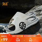 361°运动拖鞋男AG夏季篮球厚底沙滩休闲外穿凉拖鞋子男672126702F-7