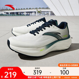 安踏PG7丨旅步1.5丨缓震慢跑鞋男鞋厚底舒适运动鞋黑色旅游休闲鞋